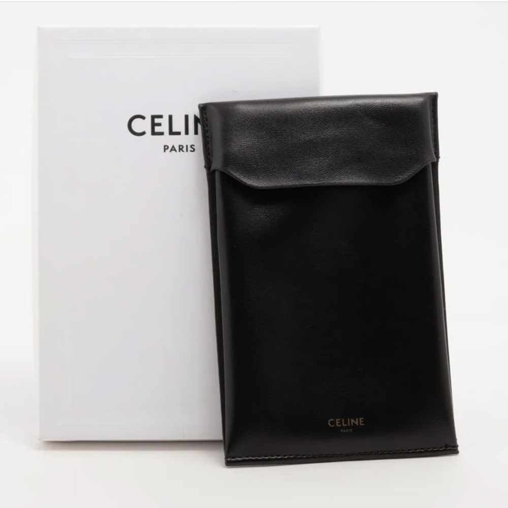 CELINE Knot Extra Thin Open Cuff Bracelet Brass w/ Gold Finish Size Small 14.5cm - Picture 6 of 6